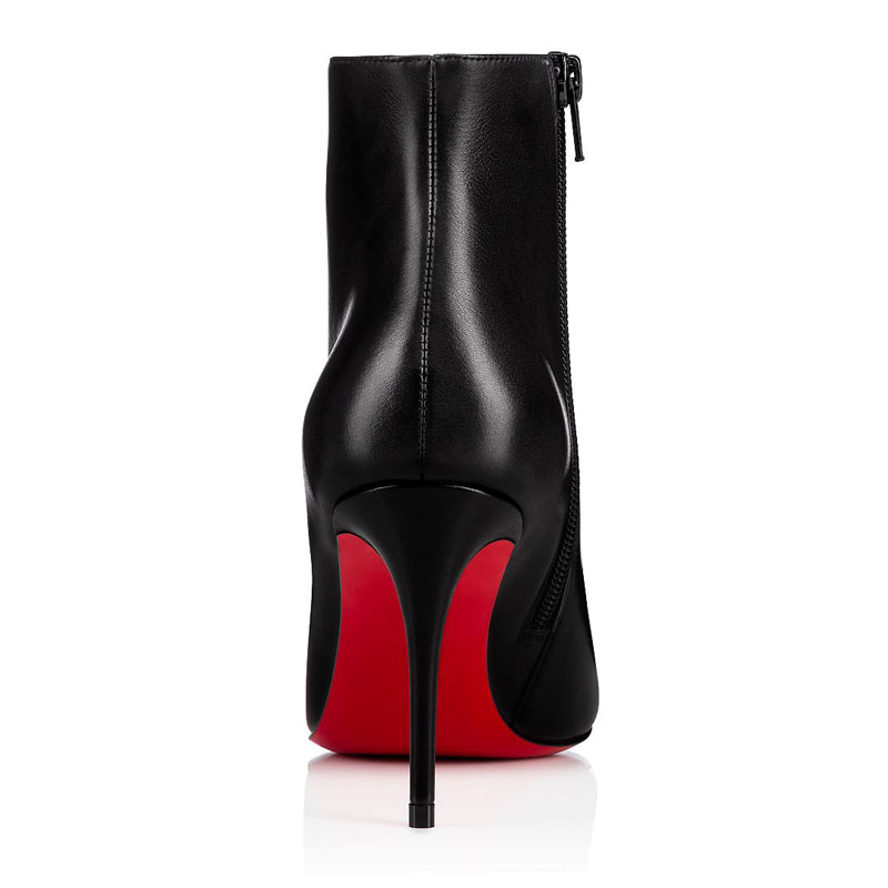 Christian Louboutin Eloise Booty 85mm Leather Black | Louboutin Sale