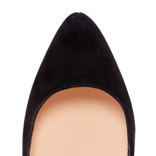 Christian Louboutin Daffy 160mm Suede Pumps Black | Louboutin Sale