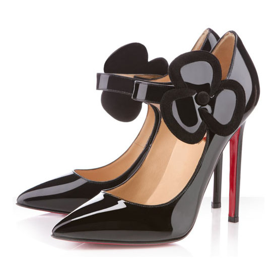 Christian Louboutin Pensee 120mm Patent Leather Pumps Black | Louboutin ...