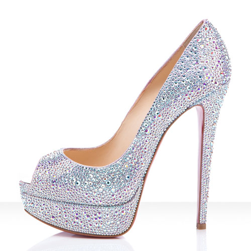 christian louboutin diamond high heels