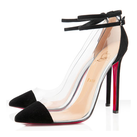 Christian Louboutin Un Bout 120mm PVC Pumps Black | Louboutin Sale