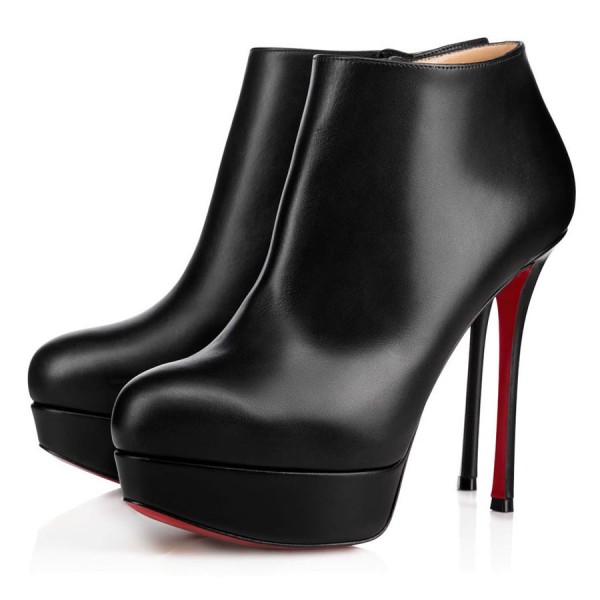 Christian Louboutin Dirdibootie 130mm Leather Black