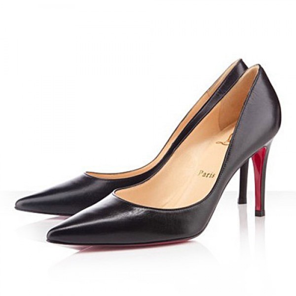 Christian Louboutin New Decoltissimo 85mm Leather Pumps Black