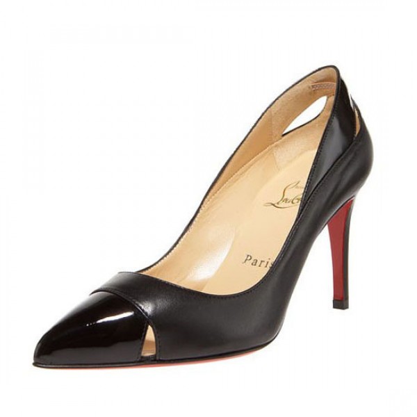 Christian Louboutin Pigalle Cutout 90mm Pumps Black