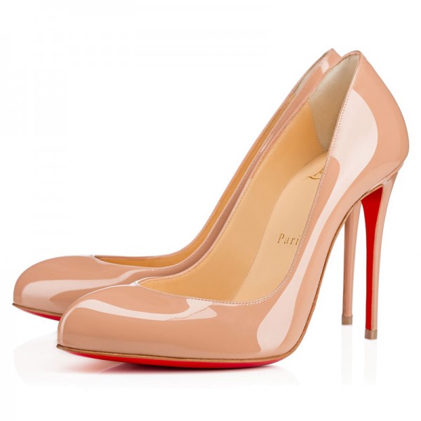 Christian Louboutin Breche 100mm Patent Nude