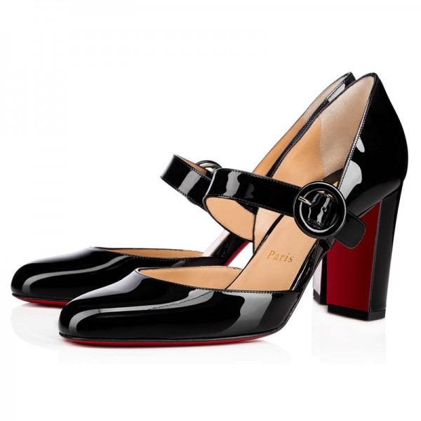 Christian Louboutin Miss Kawa 85mm Patent Black