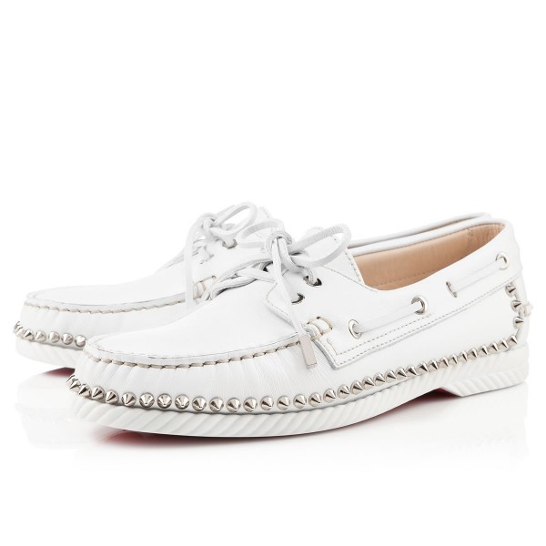 Christian Louboutin Steckel Loafers White