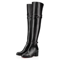 Christian Louboutin Karialta 70mm Leather Boots Black