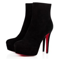 Christian Louboutin Bianca Booty 120mm Suede Black