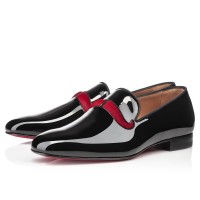 Men's Christian Louboutin Watson Loafers Black/Red