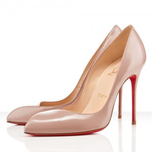 Christian Louboutin Pigalle Corneille 100mm Leather Pumps Nude