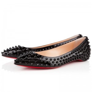 Christian Louboutin Pigalle Spiked Ballerina Flat