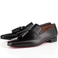 Men's Christian Louboutin Daddy Loafers Black