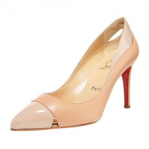 Christian Louboutin Pigalle Cutout 90mm Pumps Nude