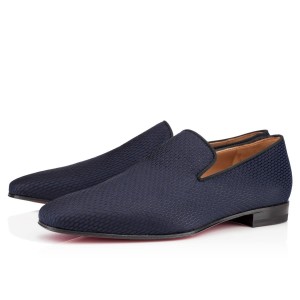 Men's Christian Louboutin Dandy Loafers Navy