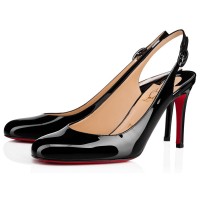 Christian louboutin Miss Gena Sling 85mm Slingbacks Black